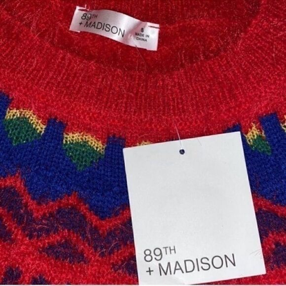 89th & Madison Red Sweater(Size Small) - Picture 5 of 5